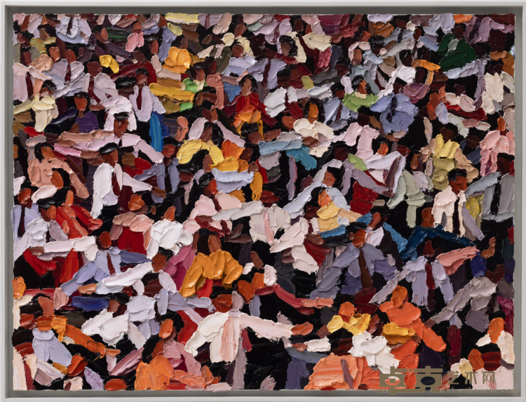 李捷 Li Jie寻找幸福的人们 Pursuing Happiness布面油画 Oil on canvas 2024 120 x 160cm