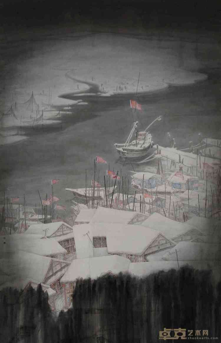 君入梦里雪，139cm×215cm，2019