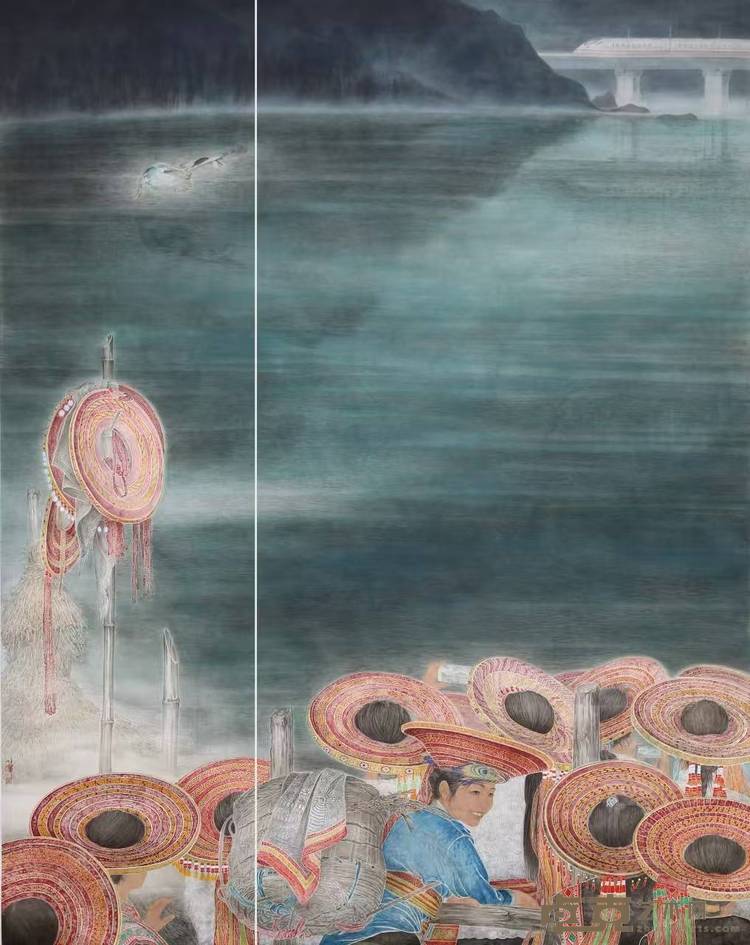 和谐，165cm×207cm，2019年