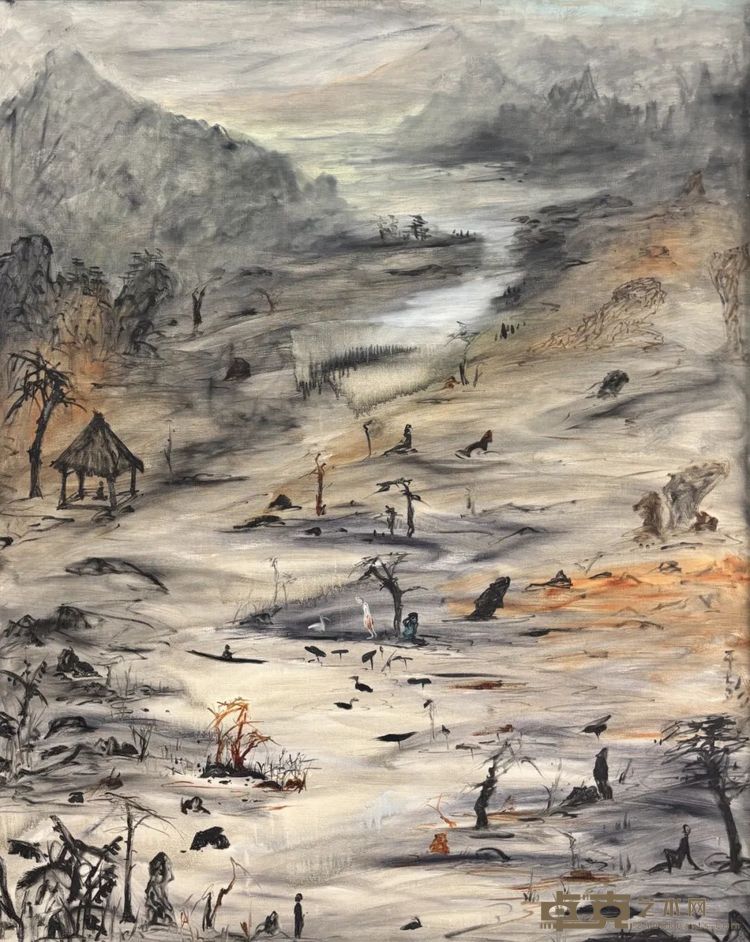 于彭 Yu Peng各自修行 Individual Devotees2011布面油画 Oil on canvas162 × 130cm