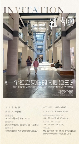 《一个独立女性的内心独白——肖梦个展》
