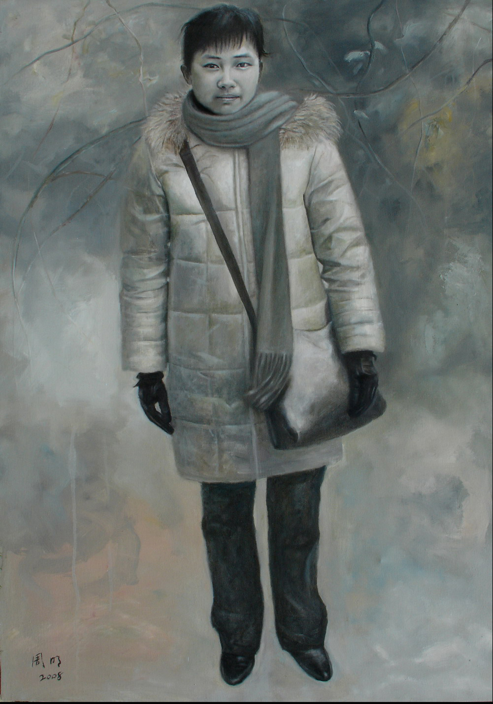 站姿的女人100cm×140cm