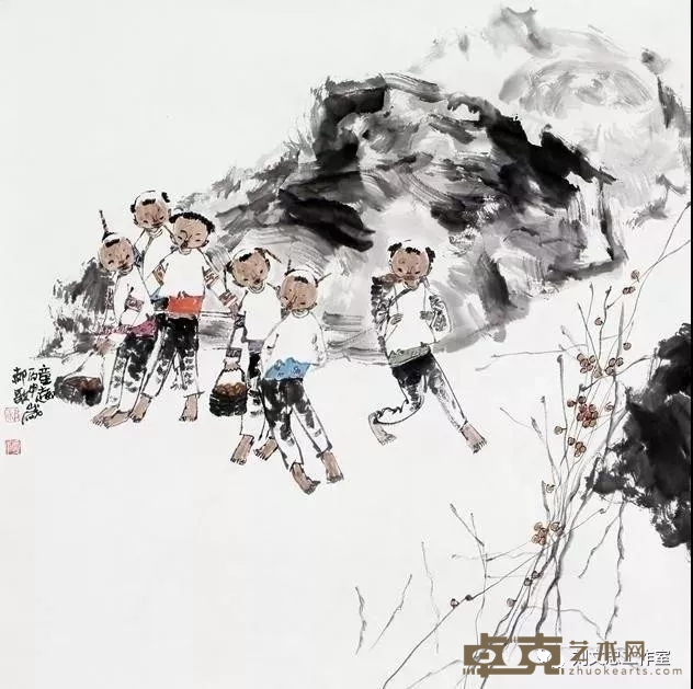 张家豪（原名张靖新）《画里乾坤》-庆祝建国七十周年名家邀请展