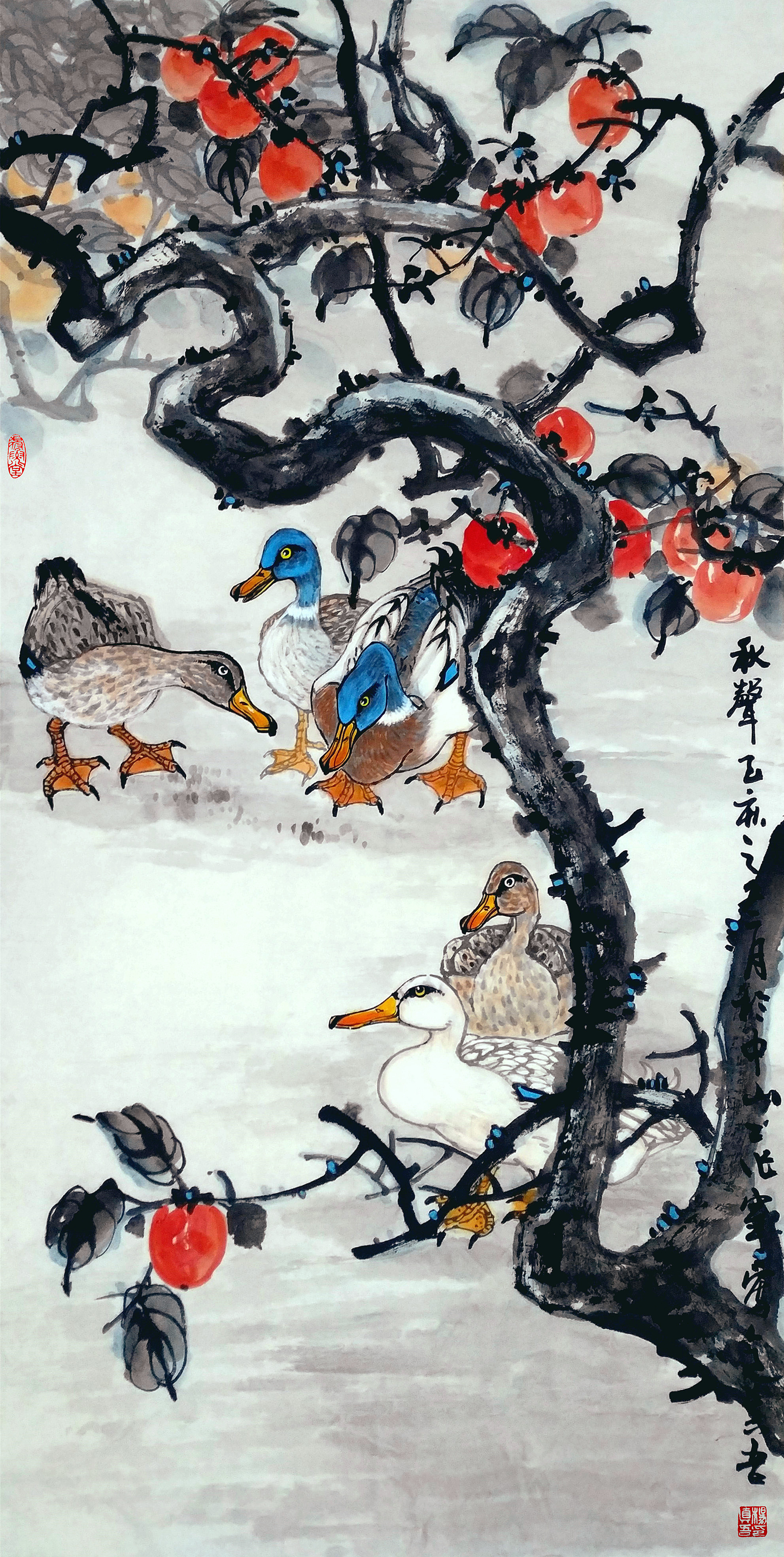 《秋声》秋声138cm*68cm