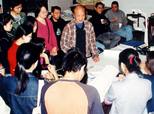 2002-5-26  四川美术学院客座教授受聘仪式 暨学术讲1