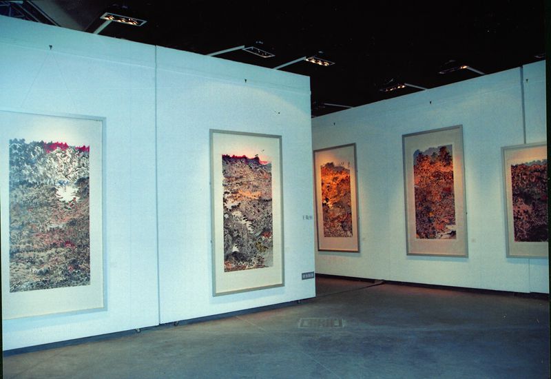 2005 （79岁）“第二届成都双年展”王敬恒作品展区  刘振宇摄