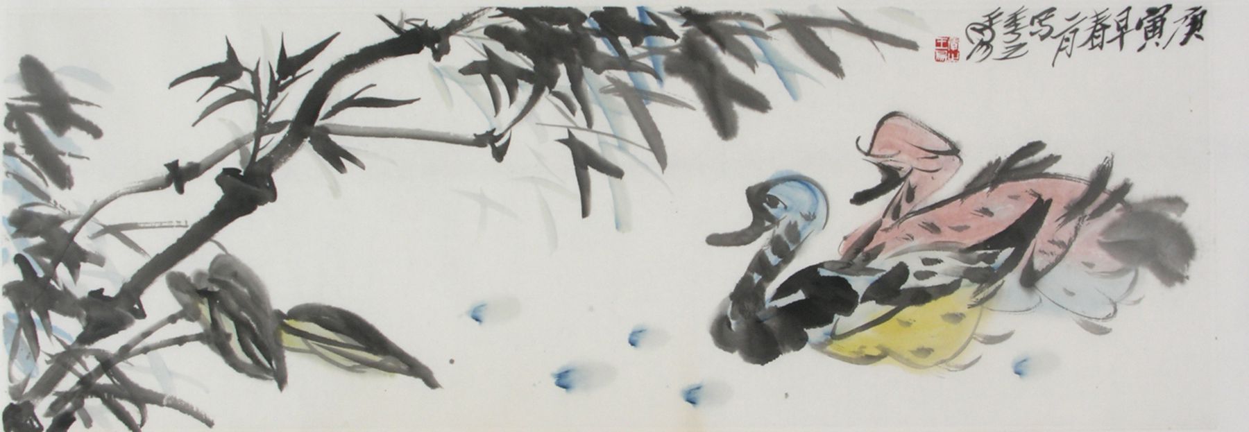 2010 《早春二月》98X35CM