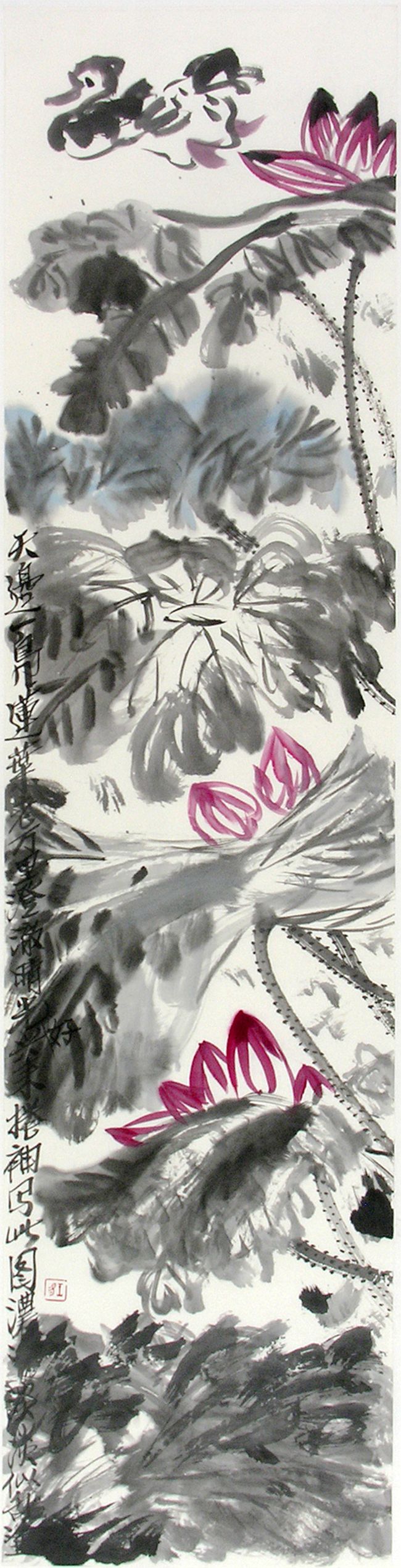 2008 后 《浓浓淡淡似乱涂》137X35cm