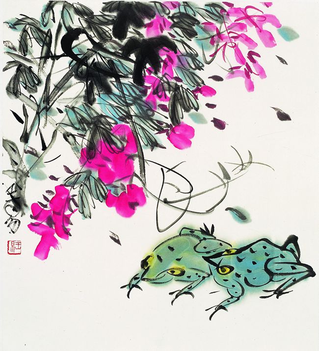 2009 《两个好朋友》38×34.5cm