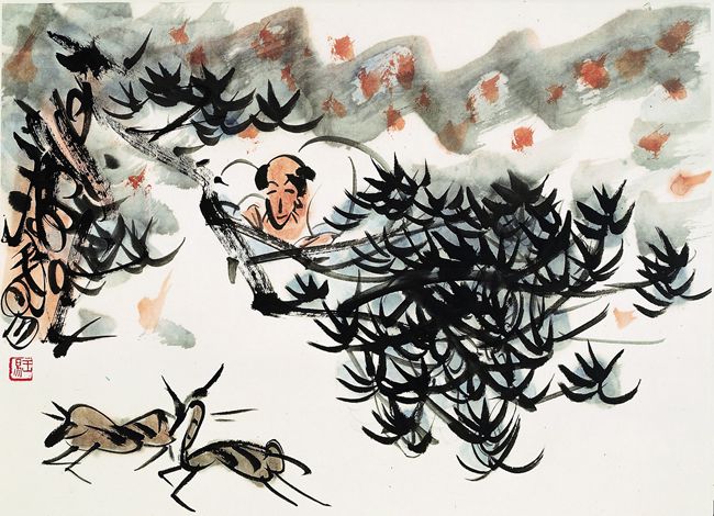 2009 《神往》35×46.5cm