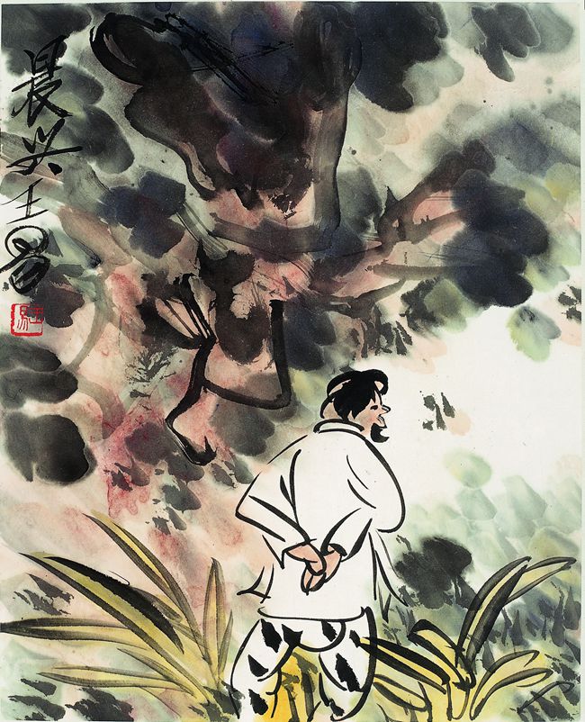 2009 《晨兴》34×27.5cm