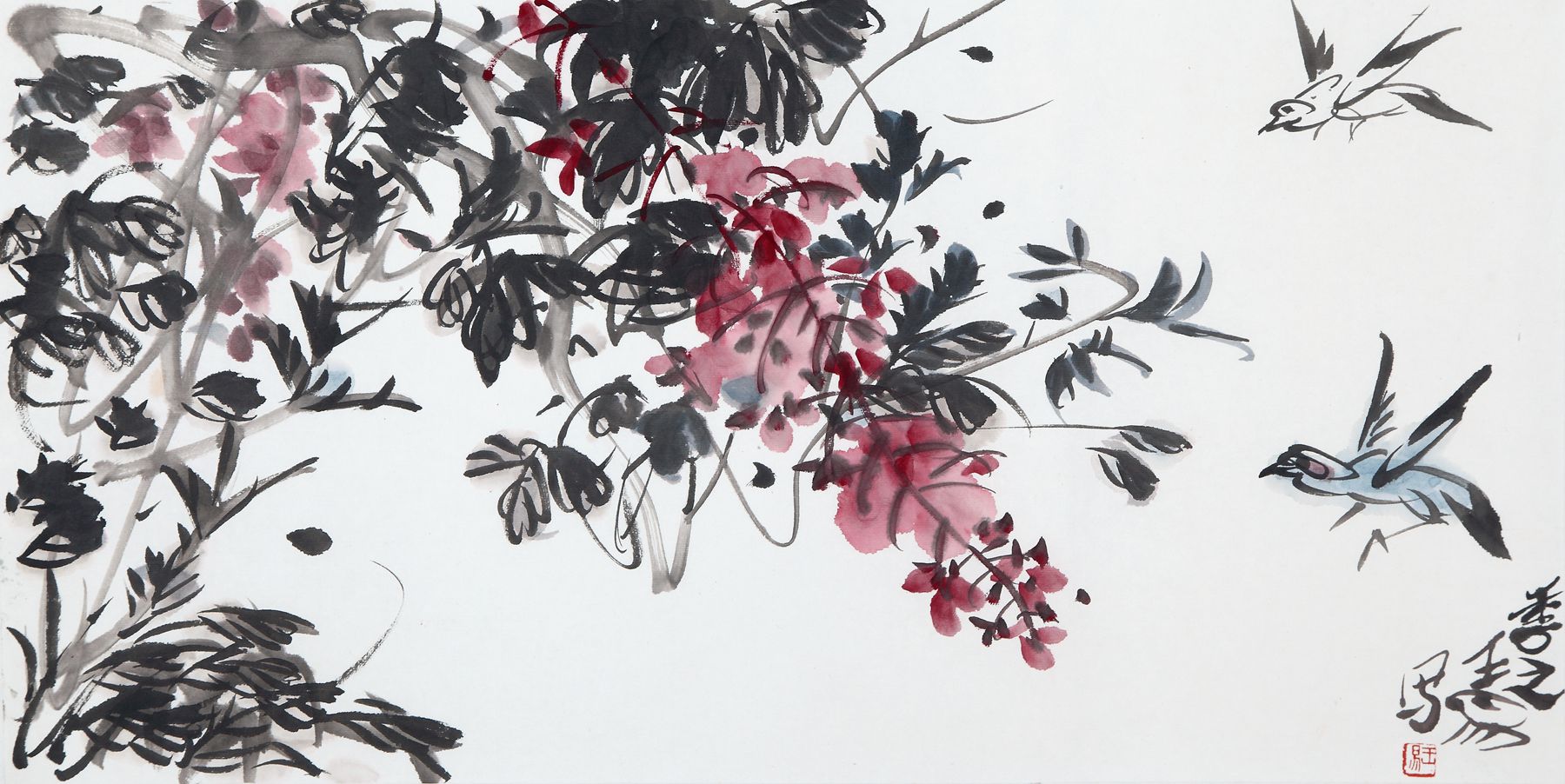 2010约 《藤花飞鸟》
