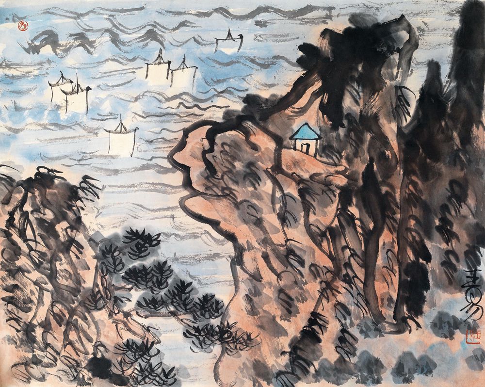 2008后  《多帆山水》