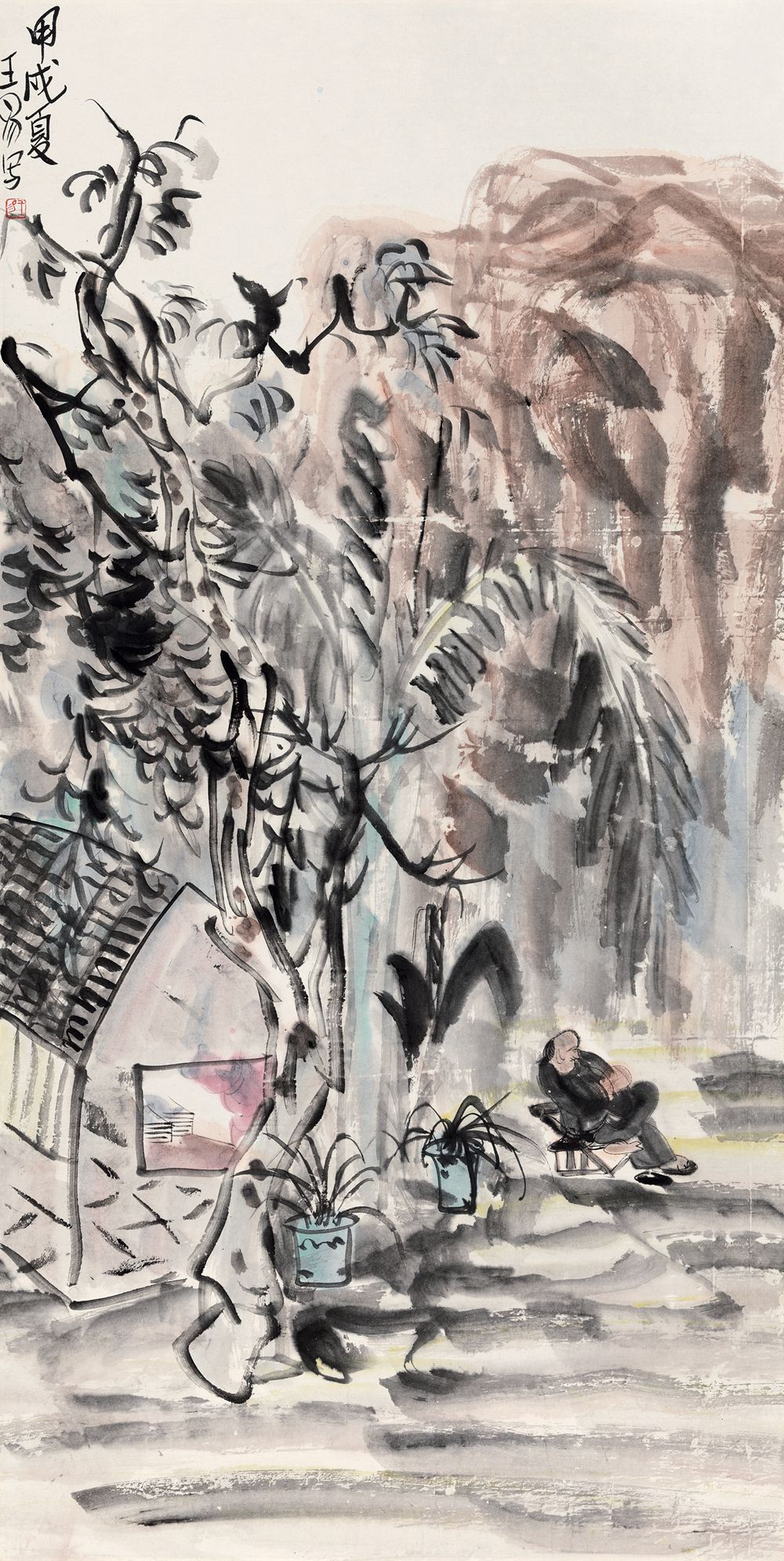 1994 《旧居》 ——中国美术馆藏102X51cm