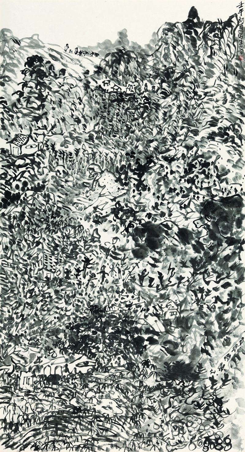 2002 《初夏》——中国美术馆藏153X84cm
