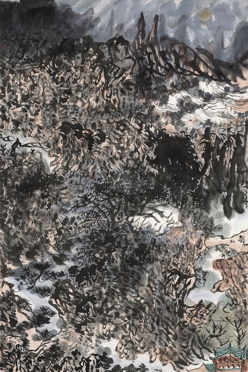 2000 《暮霭》 ——中国美术馆藏105X71cm