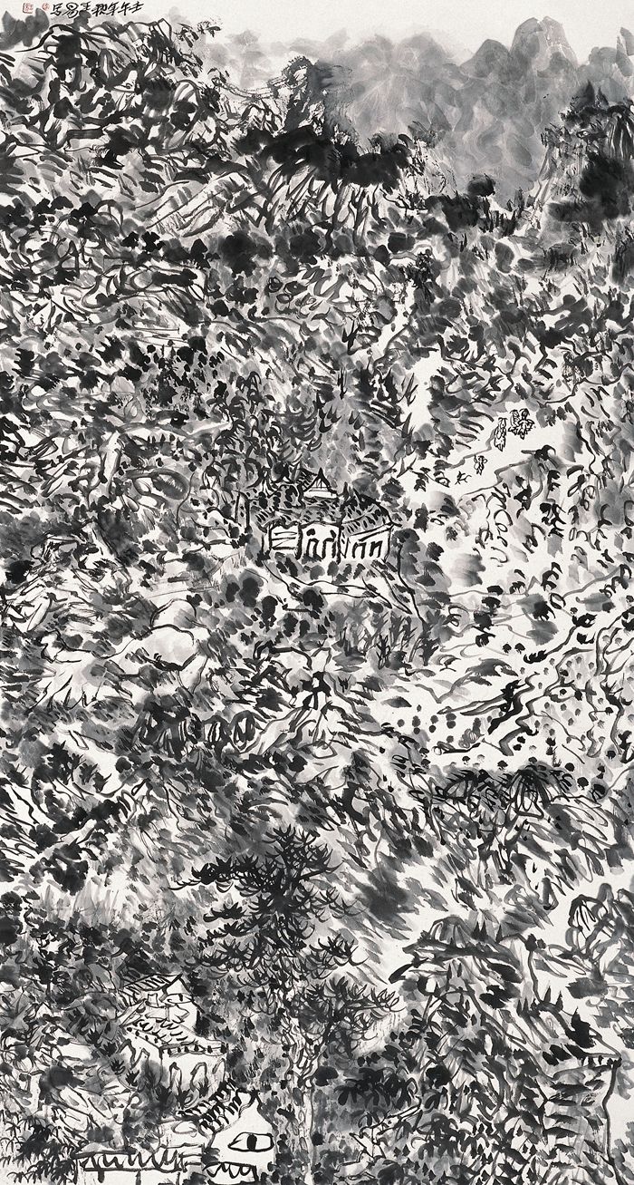 2002 《归来图》——中国美术馆藏180X97cm